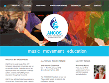 Tablet Screenshot of ancos.org.au